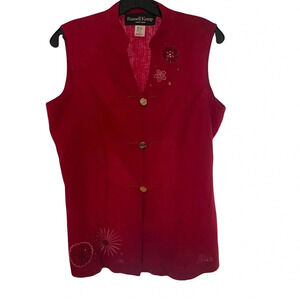 Russell Kemp red sleeveless top size 12